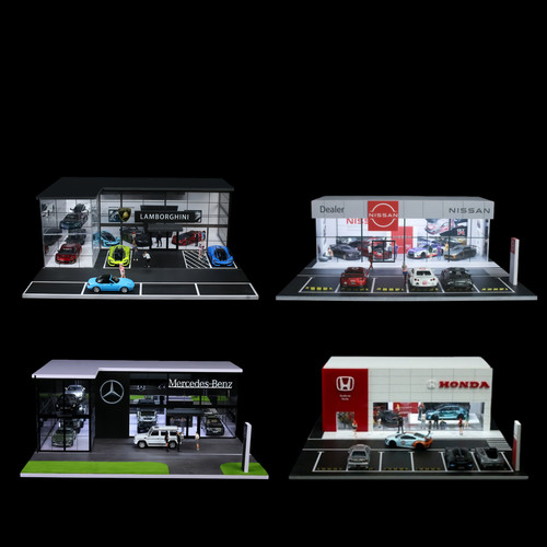 Diorama diecast garage - diecast,