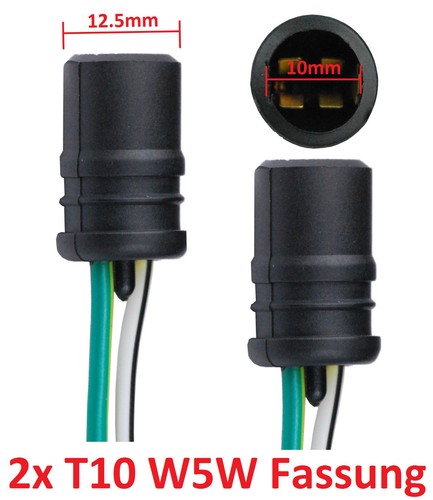 W5w t10 fassung - fassung, gummi