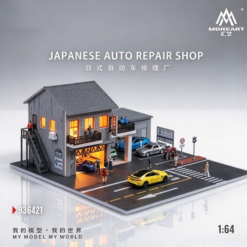 Diorama diecast garagen - diorama, diecast-garagen