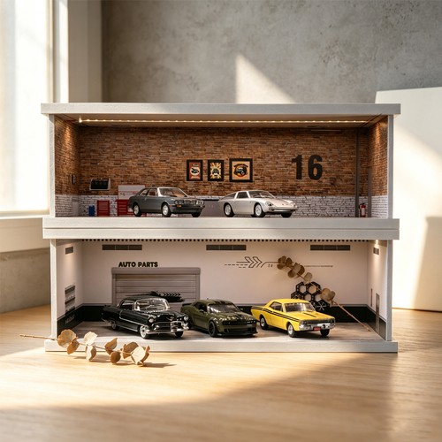 Diorama diecast garage - 1/43,