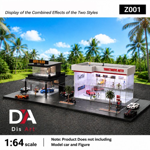 Diorama garage scene - 1/64,