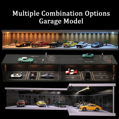 Diorama 64 garage - 1:18/43/64,
