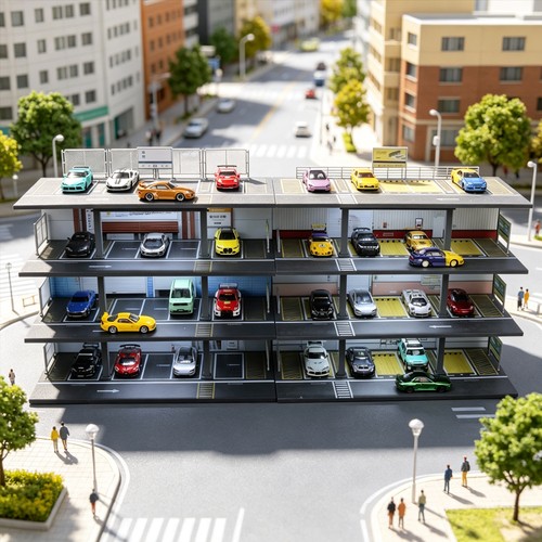 Diorama garagenmodell - de,