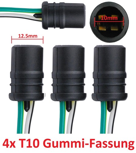 Fassung w5w t10 gummi - w5w,